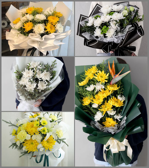 贵州铜仁市松桃县盘信镇大湾村白事花束代送
